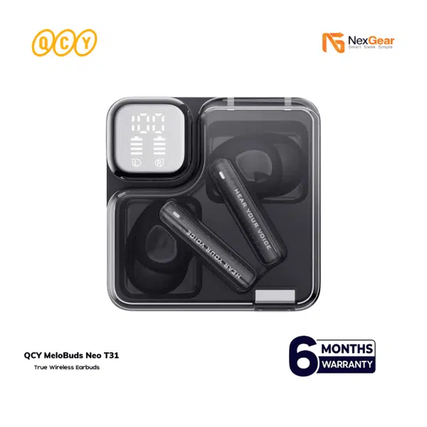 QCY MeloBuds Neo T31 Sci-Fi Aesthetic Earbuds