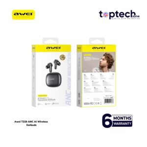 Alternative view of Awei T220 ANC AI Wireless Earbuds