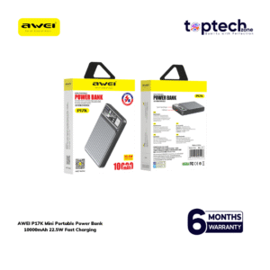 Alternative view of AWEI P17K Mini Portable Power Bank 10000mAh 22.5W Fast Charging