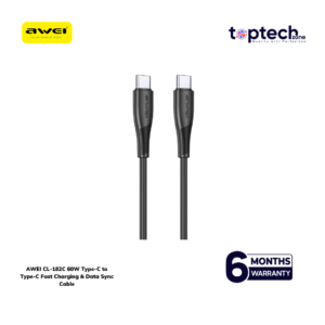 AWEI CL-182C 60W Type-C to Type-C Fast Charging & Data Sync Cable
