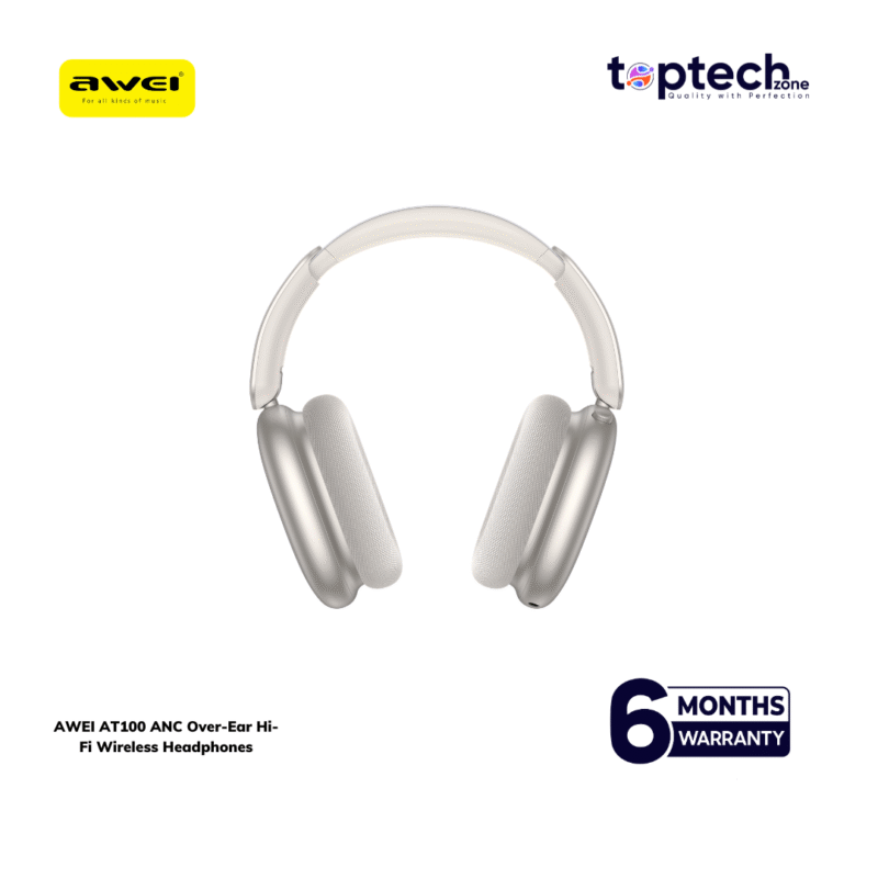 Alternative view of AWEI AT100 ANC Over-Ear Hi-Fi Wireless Headphones
