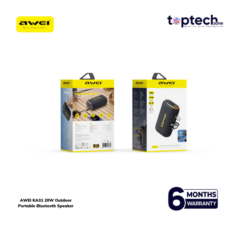 AWEI KA31 20W Outdoor Portable Bluetooth Speaker - Image 3