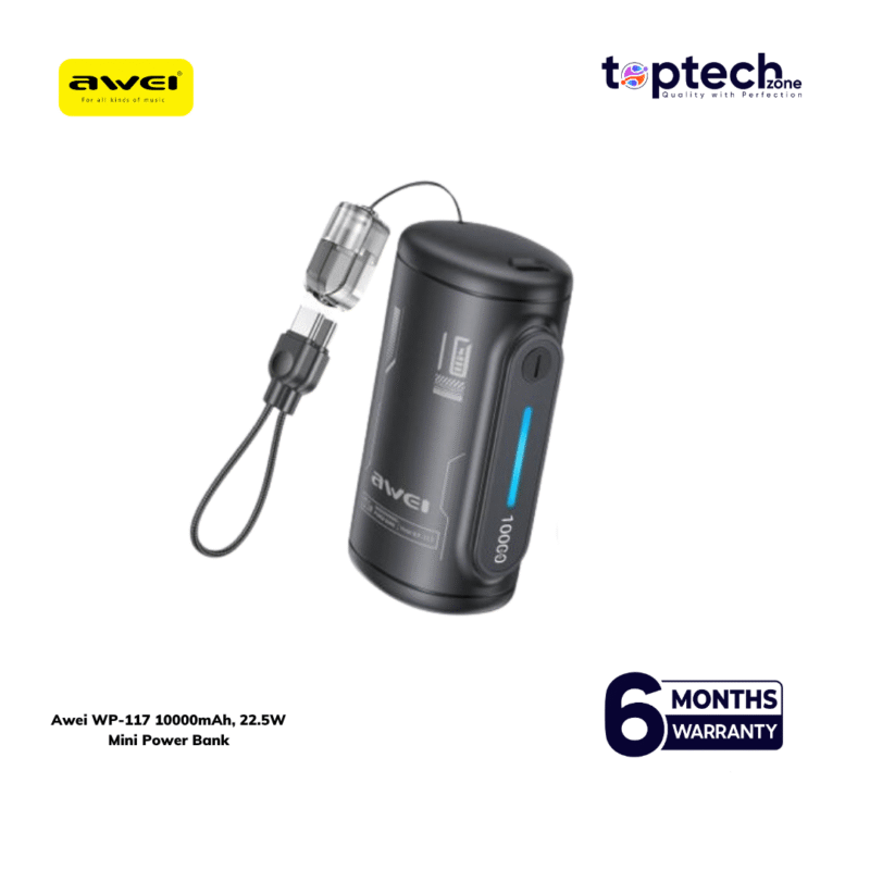 Awei WP‑117 10000mAh 22.5W Mini Power Bank