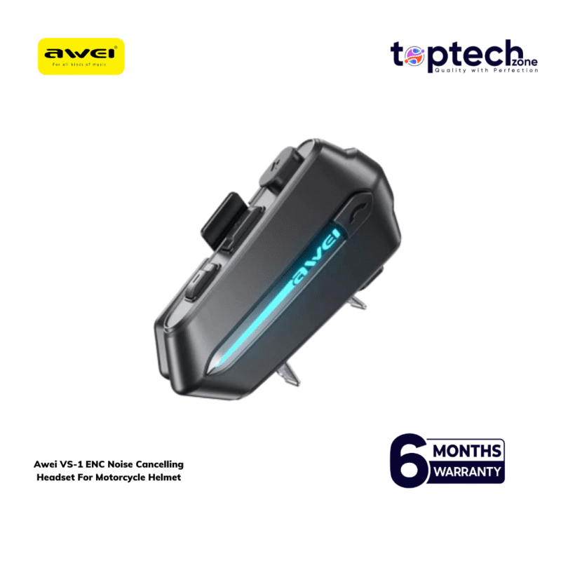 Awei VS-1 ENC Noise Cancelling Headset For Motorcycle Helmet
