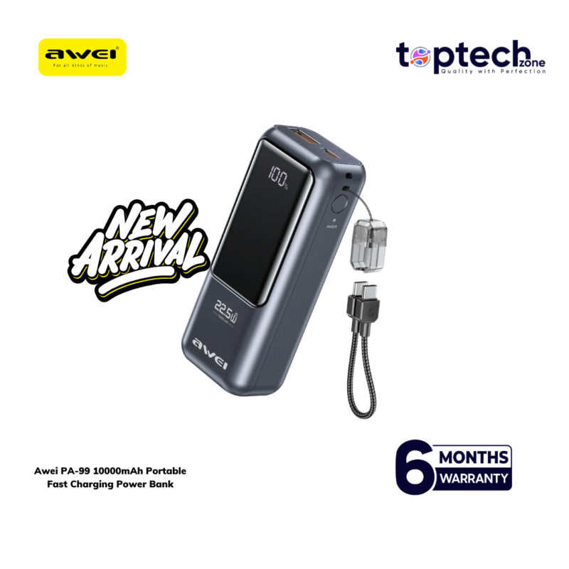 Awei PA-99 10000mAh Portable Fast Charging Power Bank