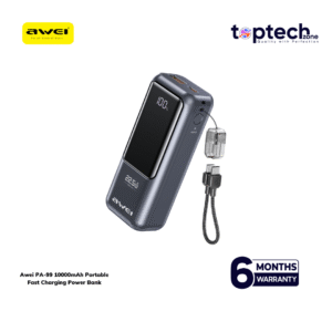 Alternative view of Awei PA-99 10000mAh Portable Fast Charging Power Bank