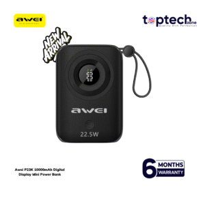 Awei P23K 10000mAh Digital Display Mini Power Bank