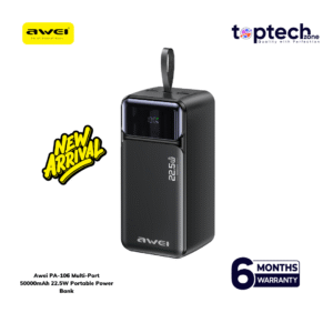 Awei PA-106 Multi‑Port 50000mAh 22.5W Portable Power Bank