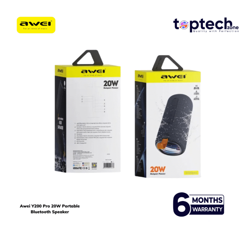 Awei Y200 Pro 20W Portable Bluetooth Speaker - Image 4