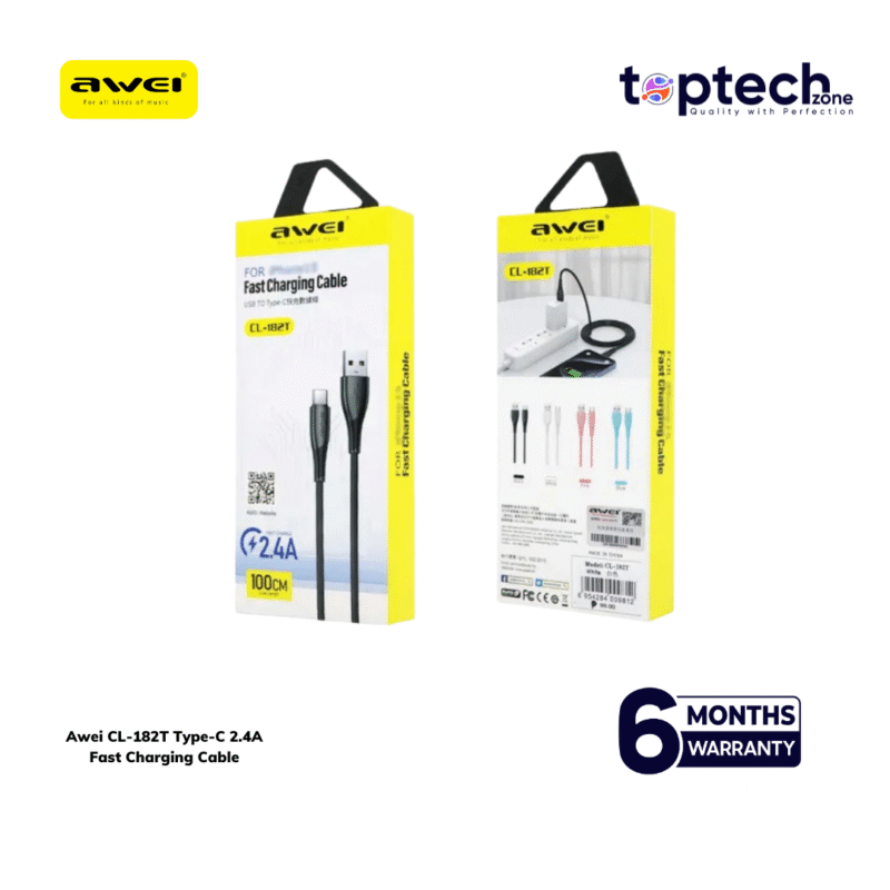 Alternative view of Awei CL-182T Type-C 2.4A Fast Charging Cable