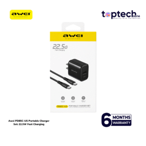Awei PD85C-US Portable Charger Set: 22.5W Fast Charging