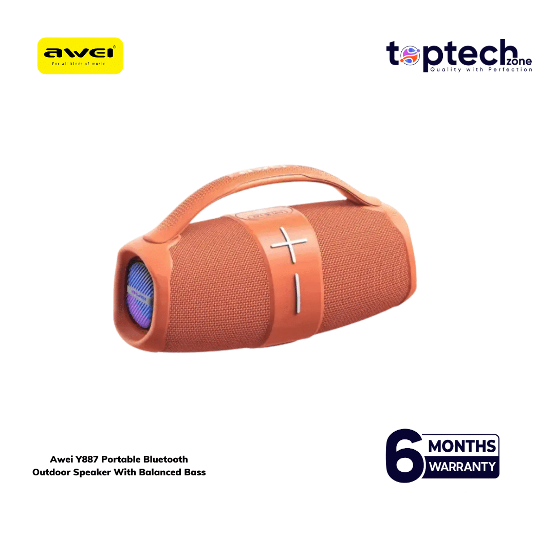 Awei Y887 Portable Bluetooth Outdoor Speaker With Balanced Bass - Image 3