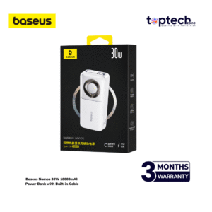 Alternative view of Baseus Nomos 30W 10000mAh Power Bank with Built‑in Cable