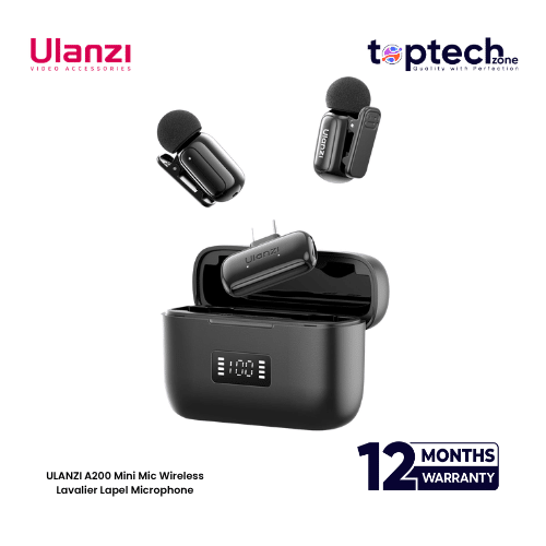 ULANZI A200 Mini Mic Wireless Lavalier Microphone