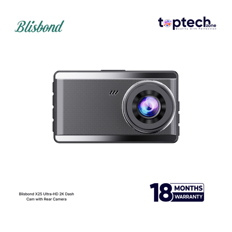 Blisbond X25 Ultra‑HD 2K Dash Cam with Rear Camera - Image 2