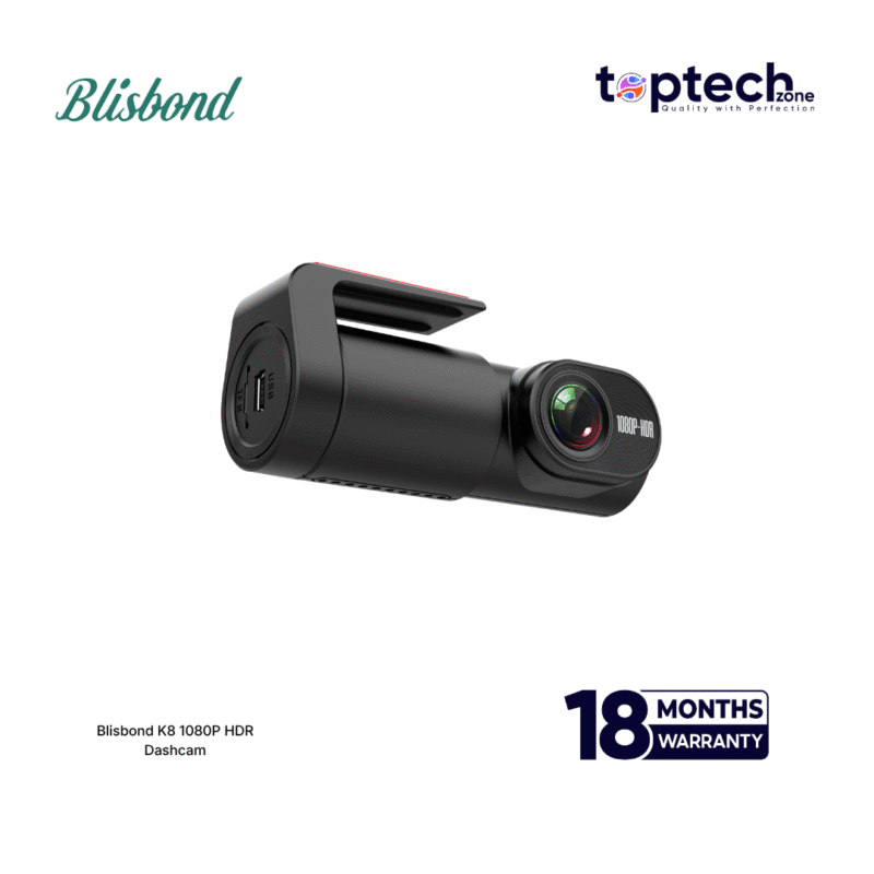 Alternative view of Blisbond K8 1080P HDR Dashcam