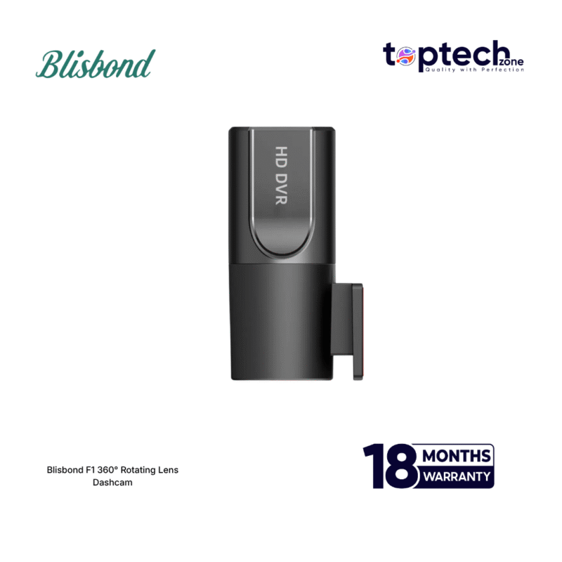 Alternative view of Blisbond F1 360° Rotating Lens Dashcam