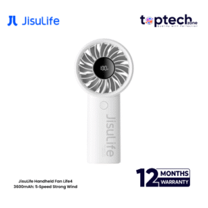 Alternative view of JisuLife Handheld Fan Life4 5‑Speed Strong Wind