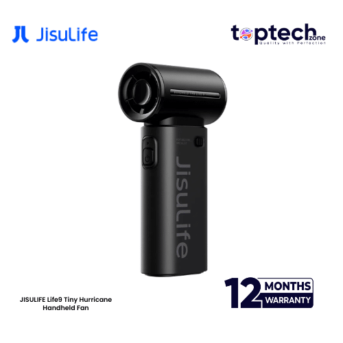 JISULIFE Life9 Tiny Hurricane Handheld Fan: 5000mAh / 3600mAh