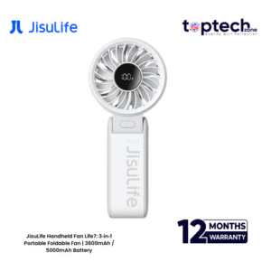 Alternative view of JisuLife Handheld Fan Life7: 3‑in‑1 Portable Foldable Fan