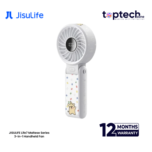 JISULIFE Life7 Maltese Series 3-in-1 Handheld Fan