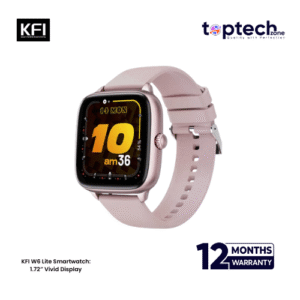 Alternative view of KFI W6 Lite Smartwatch: IP68 Water Resistance