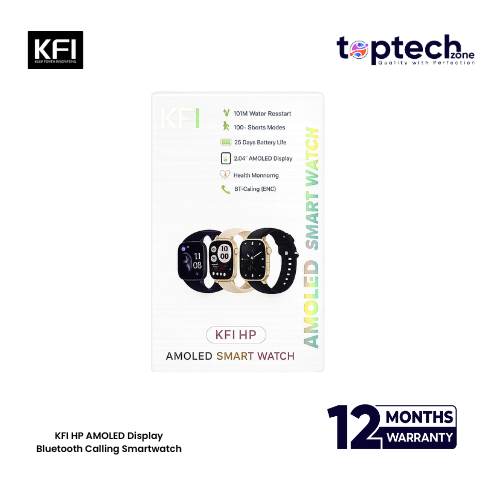 KFI HP AMOLED Display Bluetooth Calling Smartwatch