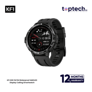 KFI GS6 5ATM Waterproof AMOLED Display Calling Smartwatch