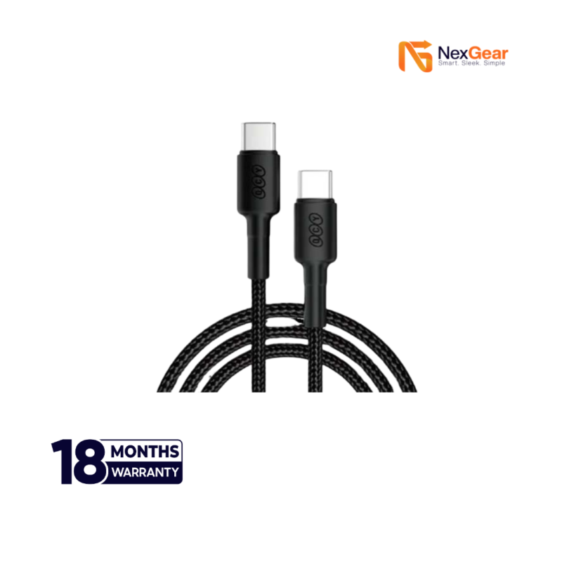 QCY DC13 60W Quick Charge Type-C to Type-C Cable