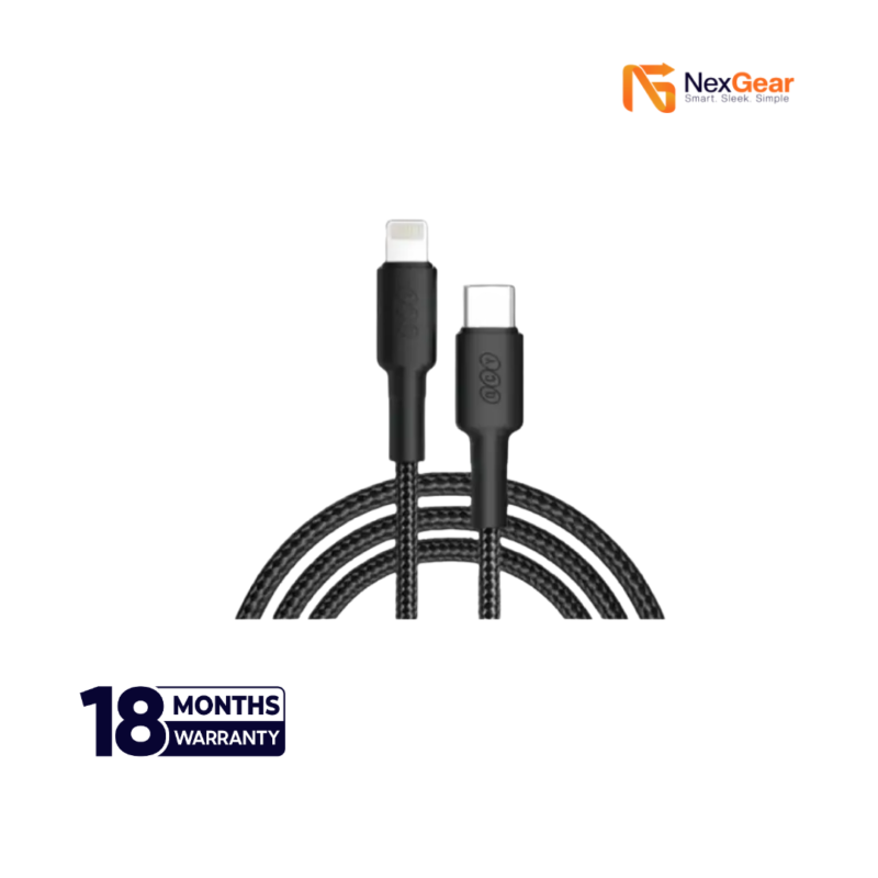 QCY DC08 30W Quick Charge PD Type-C Lightning Cable