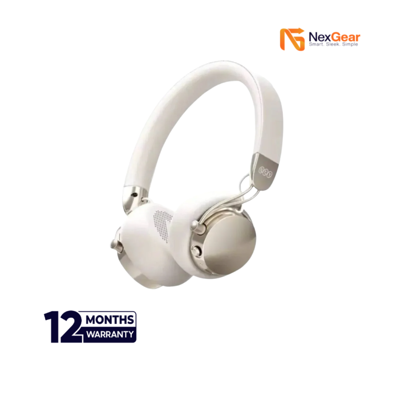 Alternative view of QCY Era 7 Wireless Retro Over-Ear Headphones - 60H Battery, 40mm Drivers