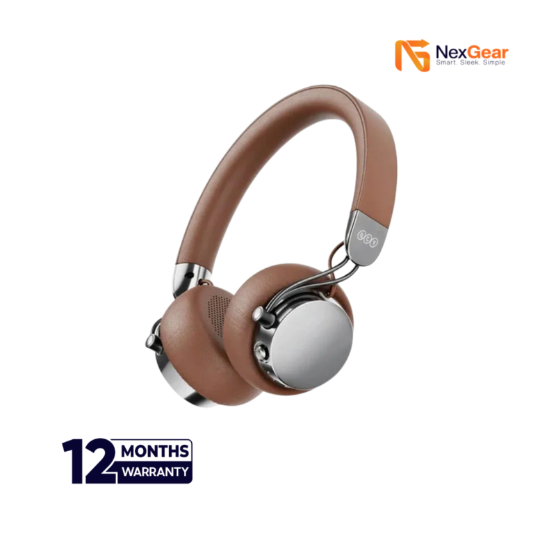 QCY Era 7 Wireless Retro Over-Ear Headphones - 60H Battery, 40mm Drivers - Image 3