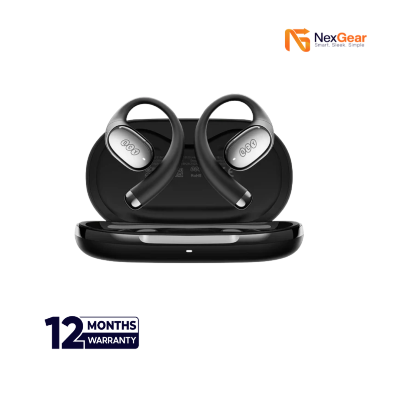 QCY Crossky R70 Open-Ear Headphones - 52H Battery, Hi-Res LDAC Audio