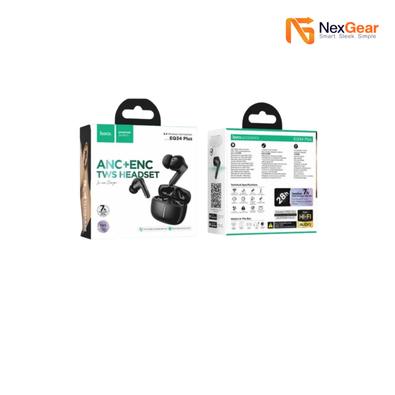 Alternative view of Hoco EQ34 Plus Wireless Earbuds