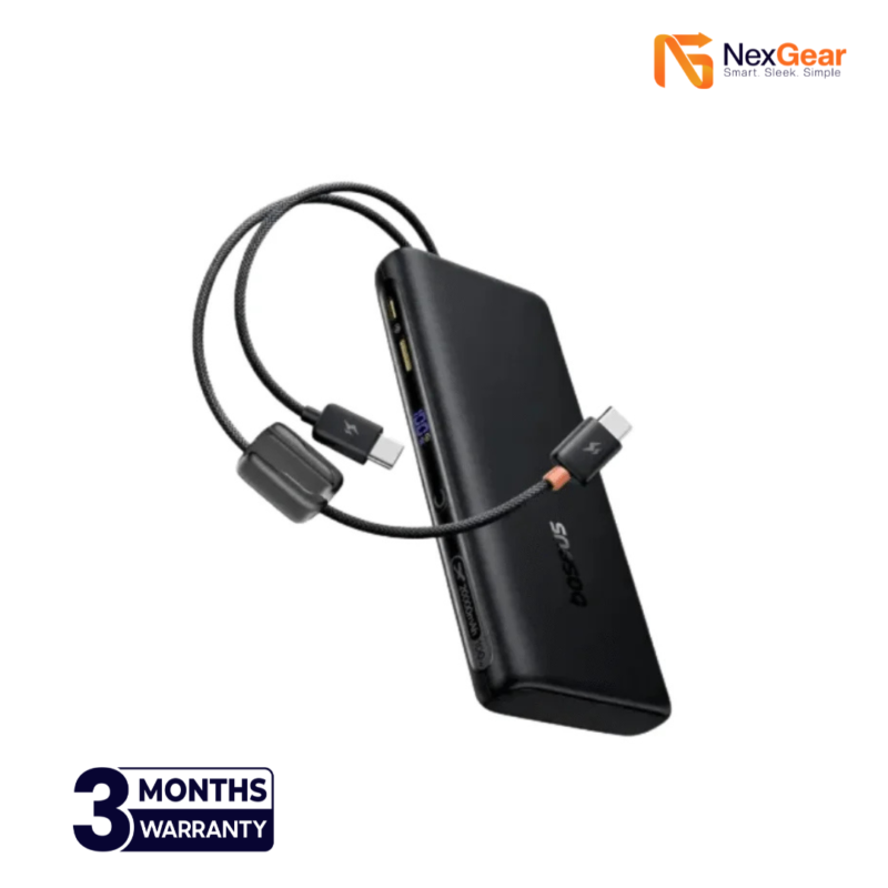 Baseus Enerfill FC41 20000mAH 100W Output Build in twin Cable Fast Charging Powerbank