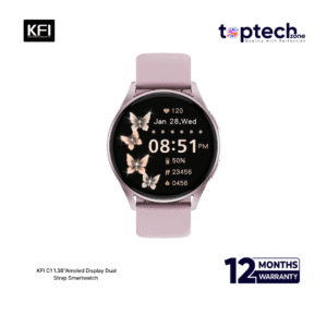 Alternative view of KFI C1 1.38‘’Amoled Display Dual Strap Smartwatch