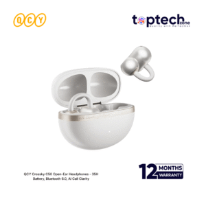 Alternative view of QCY Crossky C50 Open-Ear Headphones - 35H Battery, Bluetooth 6.0, AI Call Clarity