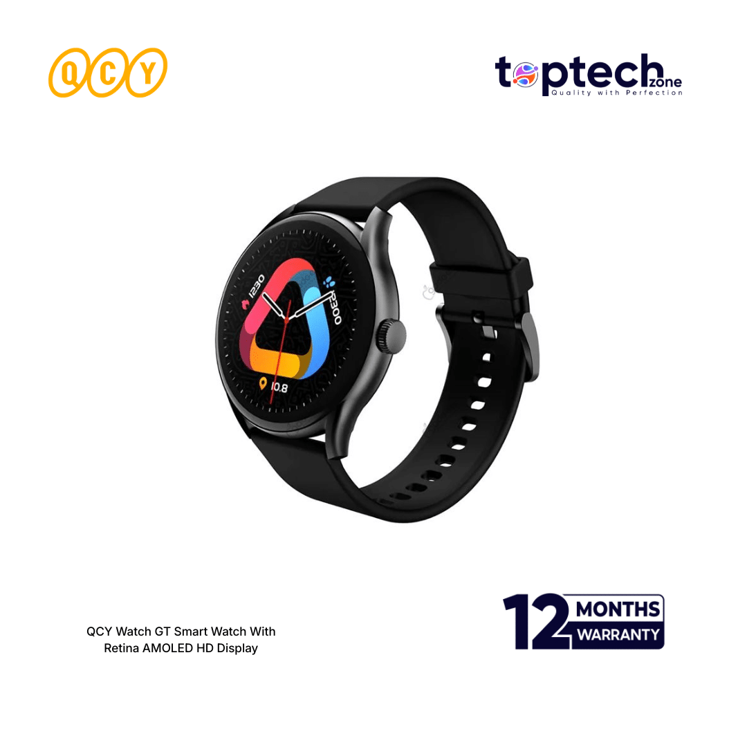QCY Watch GT Smart Watch With Retina AMOLED HD Display