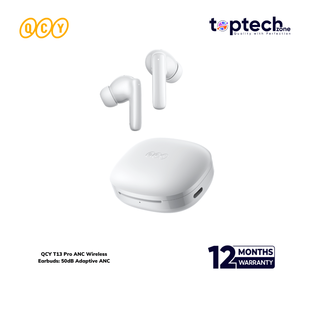 QCY T13 Pro ANC Wireless Earbuds: 50dB Adaptive ANC ( HT23 ) - Image 5