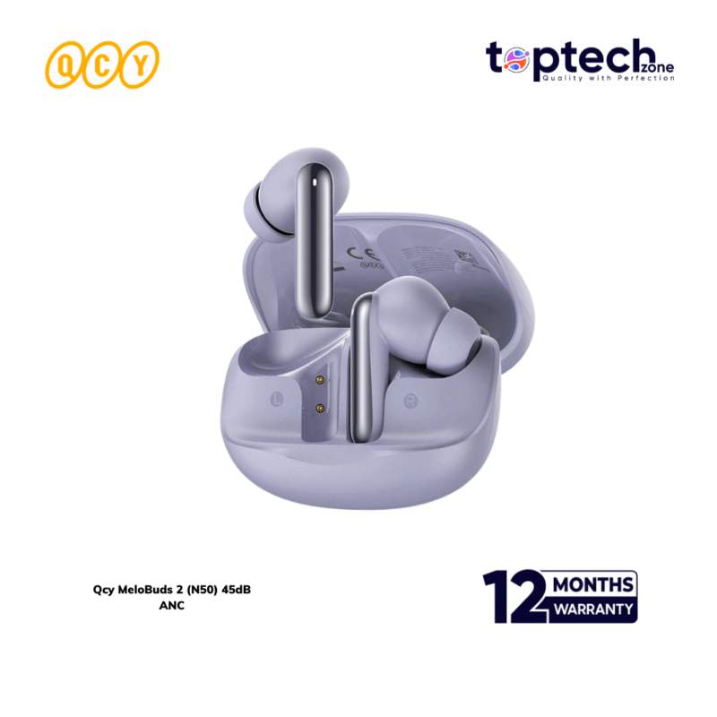 Qcy MeloBuds 2 (N50) 45dB Adaptive Noise Canceling Earbuds - Image 3