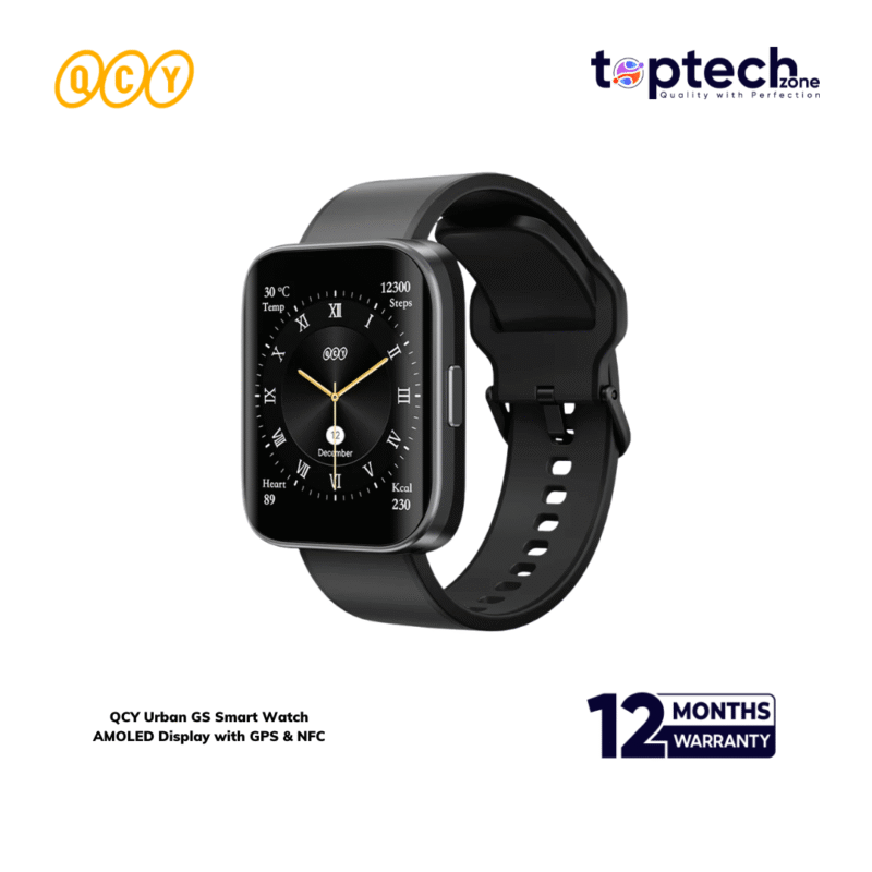 QCY Urban GS Smart Watch AMOLED Display with GPS & NFC