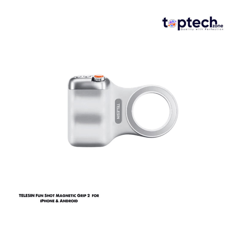 Alternative view of TELESIN Fun Shot Magnetic Grip 2 DSLR Style Shutter Grip for iPhone & Android