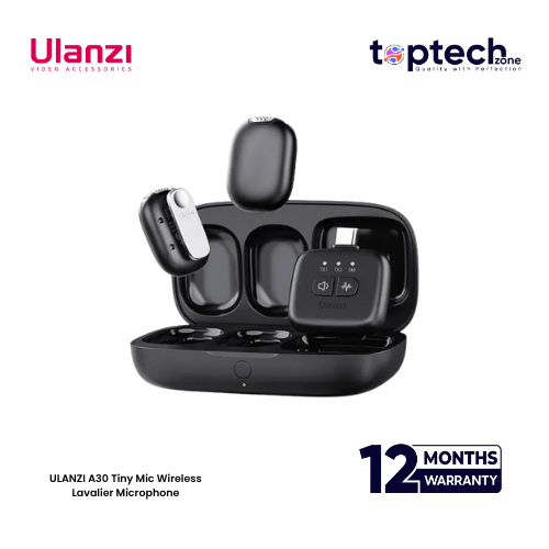 ULANZI A30 Tiny Mic Wireless Lavalier Microphone