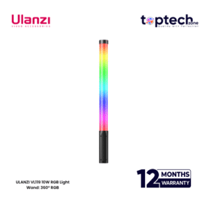 ULANZI VL119 10W RGB Light Wand: 360° RGB