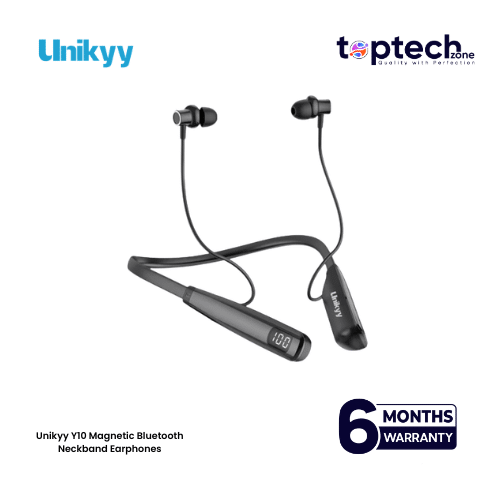 Unikyy Y10 Magnetic Bluetooth Neckband Earphones