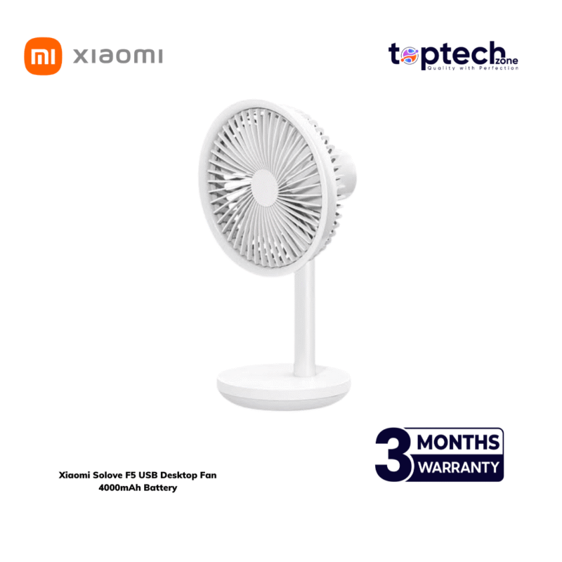 Alternative view of Xiaomi Solove F5 USB Desktop Fan 4000mAh Battery