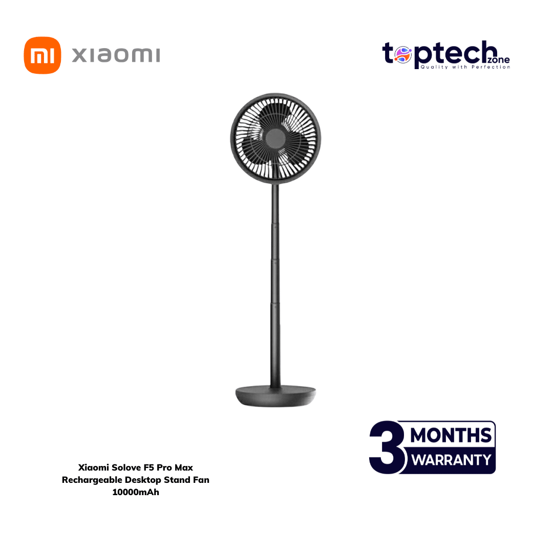Xiaomi Solove F5 Pro Max Rechargeable Desktop Stand Fan 10000mAh