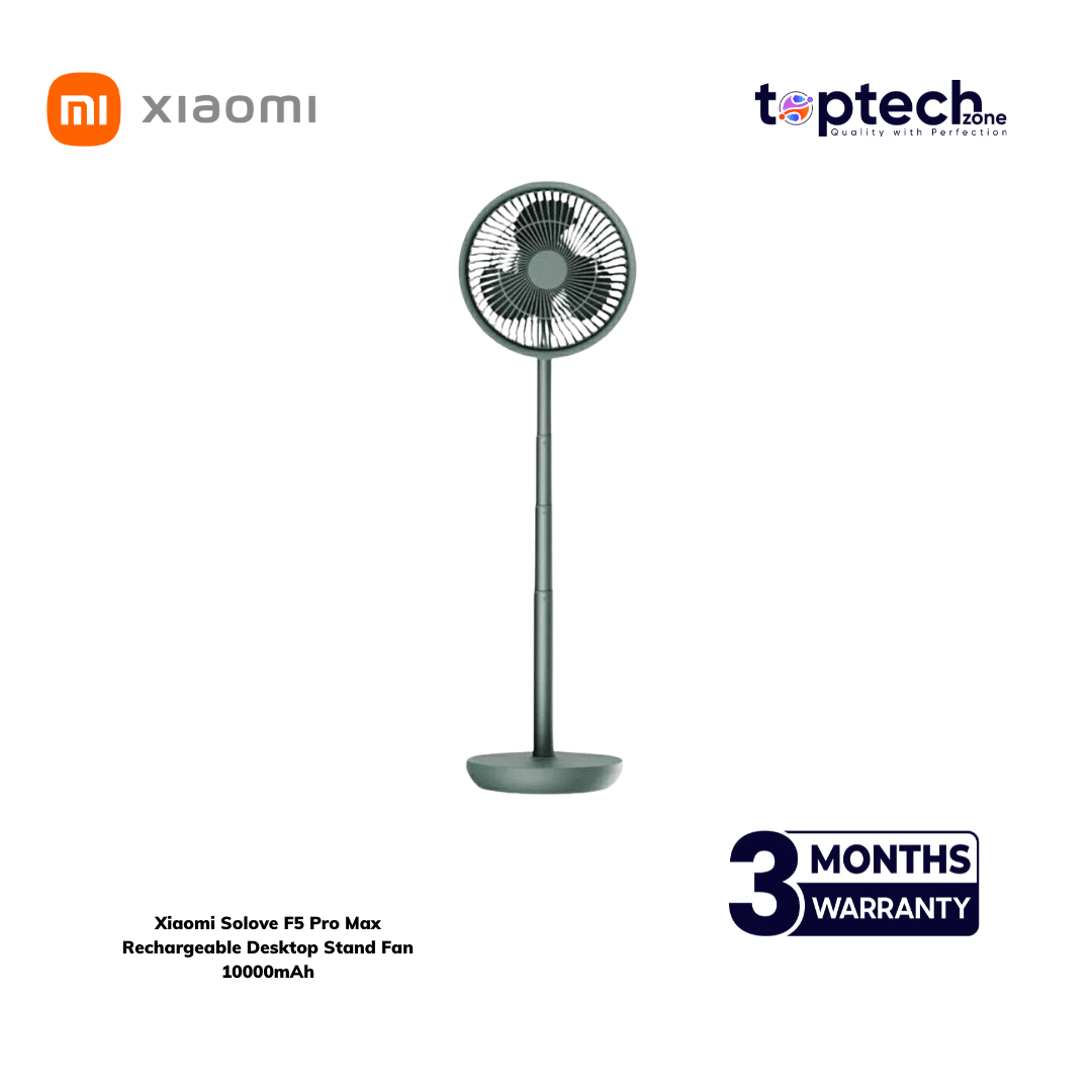 Xiaomi Solove F5 Pro Max Rechargeable Desktop Stand Fan 10000mAh - Image 2