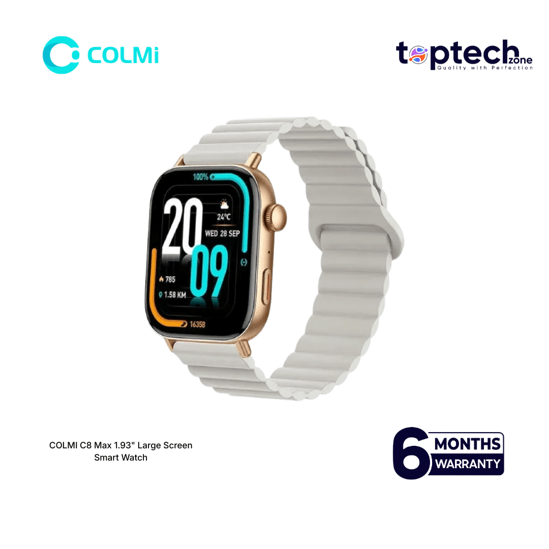 COLMI C8 Max 1.93" Large Screen Smart Watch With Magnetic Strap - Image 3