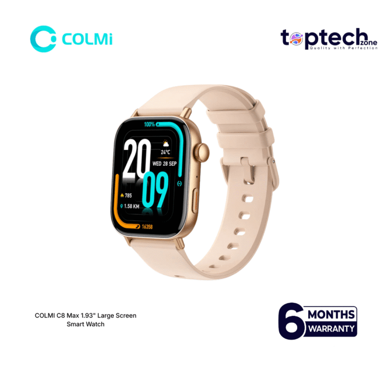 COLMI C8 Max 1.93" Large Screen Smart Watch With Magnetic Strap - Image 6